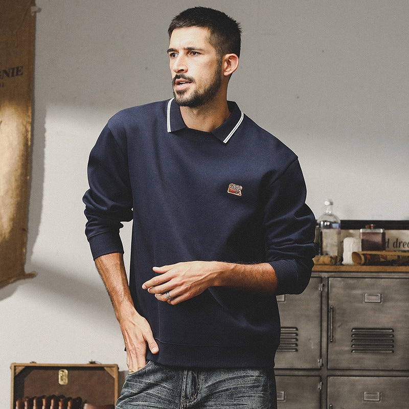 Classic Collared Sweatshirt