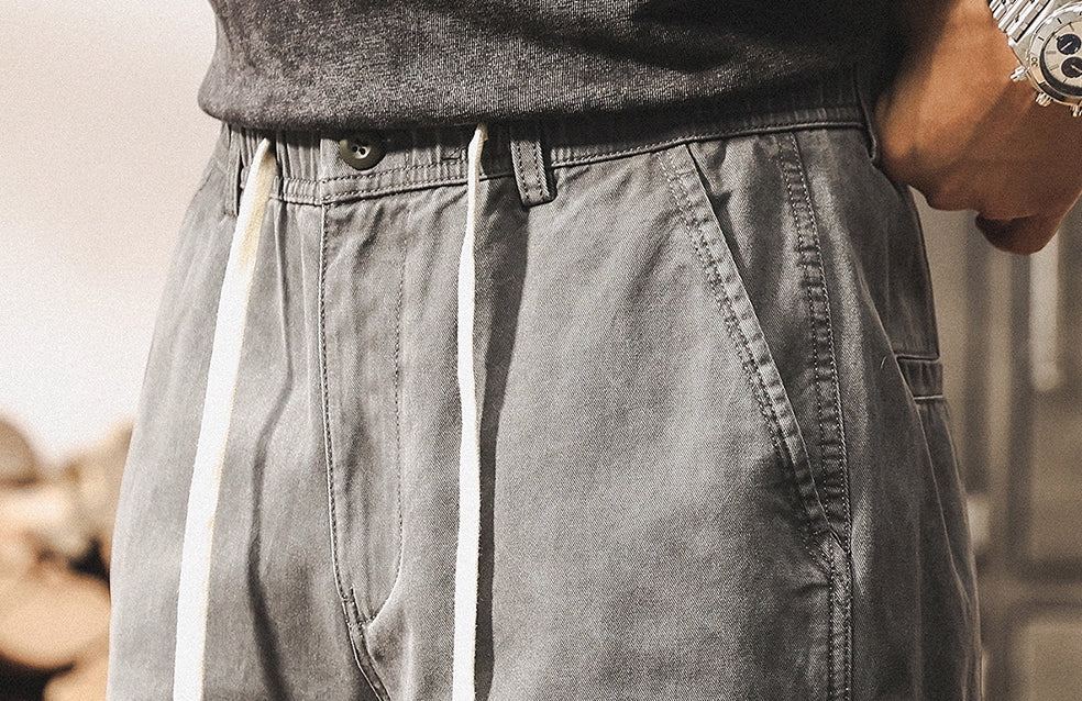 Panel Detail Cuffed Joggers