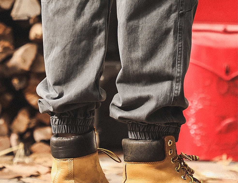 Panel Detail Cuffed Joggers