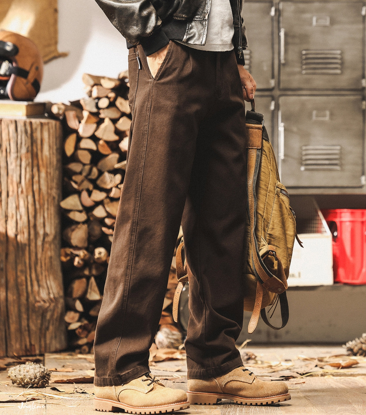 Relaxed Fit Denim Trousers