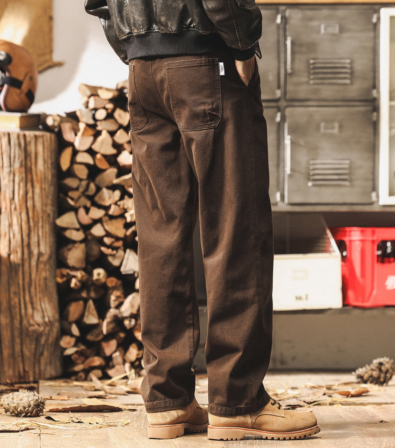 Relaxed Fit Denim Trousers