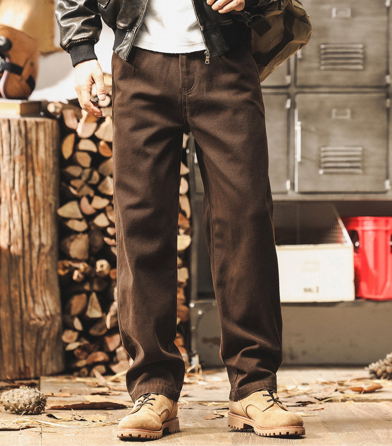 Relaxed Fit Denim Trousers
