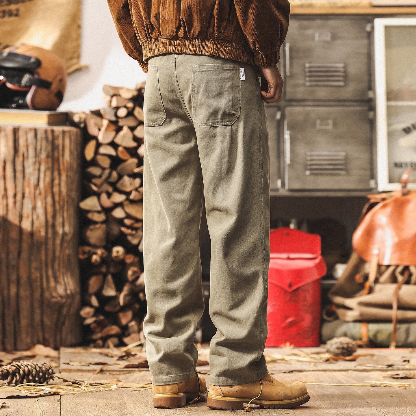 Relaxed Fit Denim Trousers