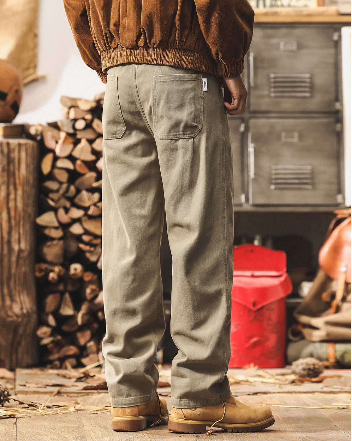 Relaxed Fit Denim Trousers