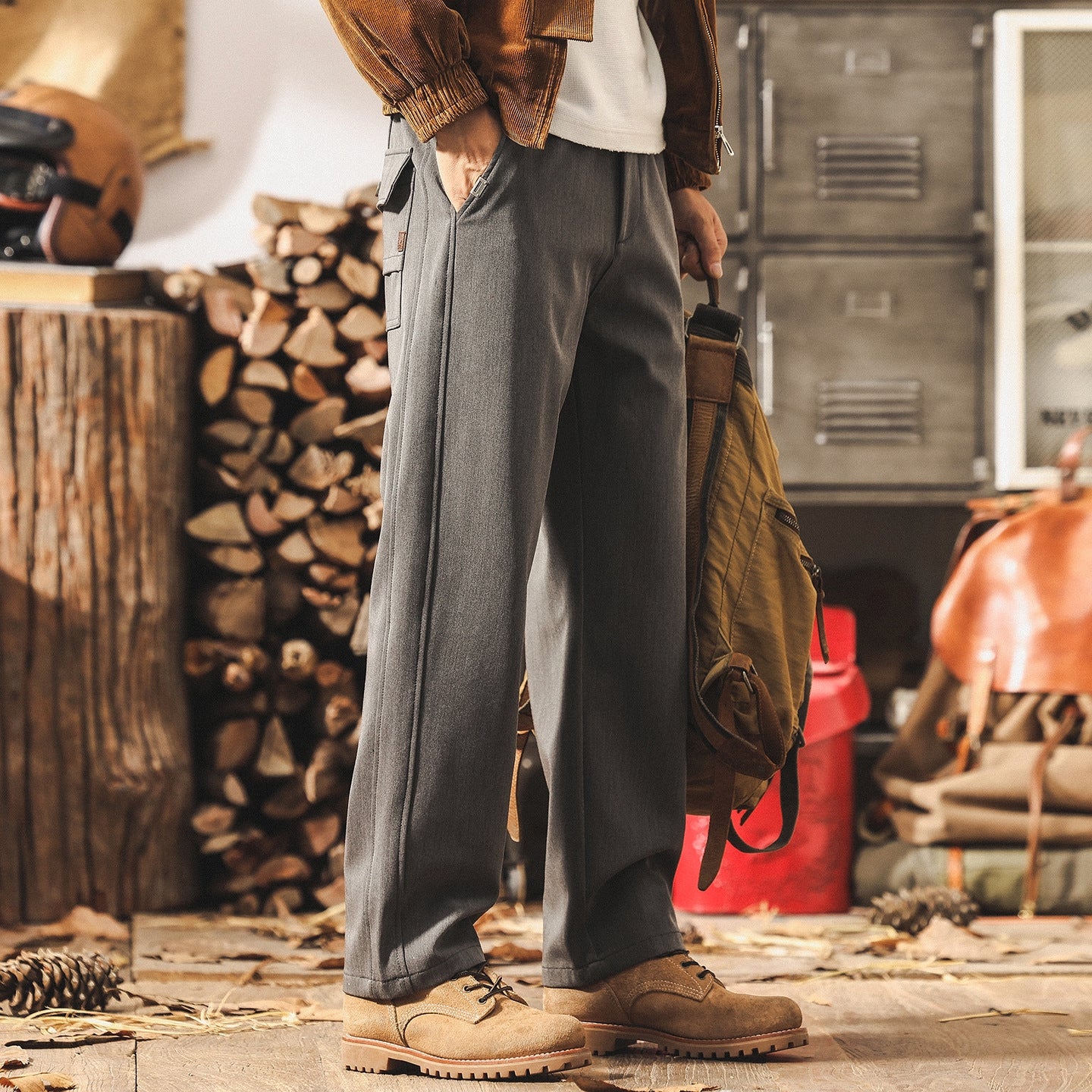 Wrinkle Resistant Casual Pants