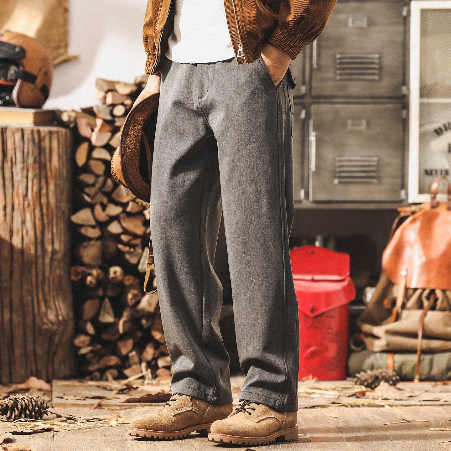 Wrinkle Resistant Casual Pants