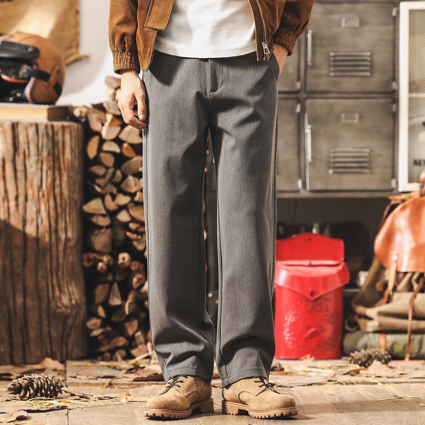 Wrinkle Resistant Casual Pants