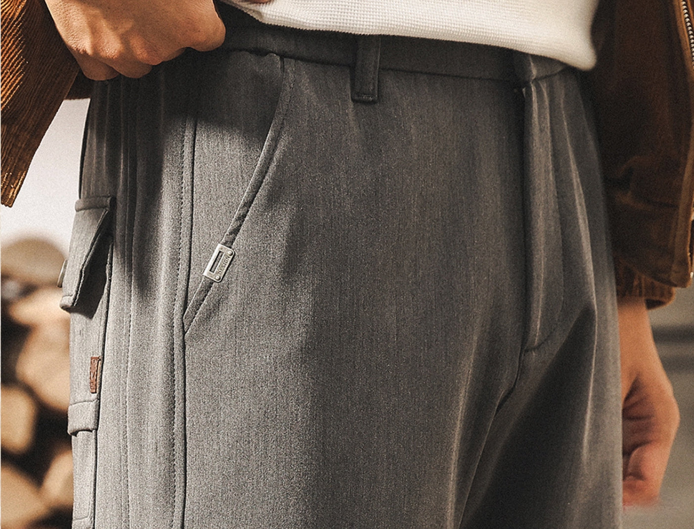 Wrinkle Resistant Casual Pants