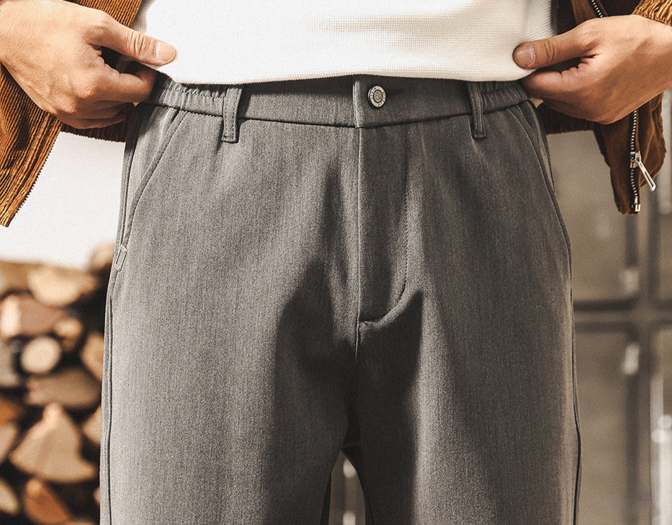 Wrinkle Resistant Casual Pants