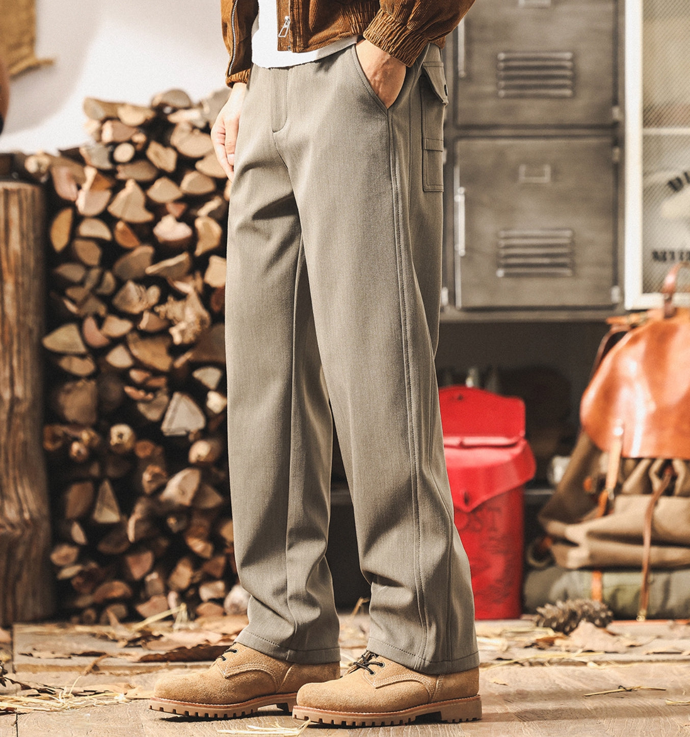 Wrinkle Resistant Casual Pants