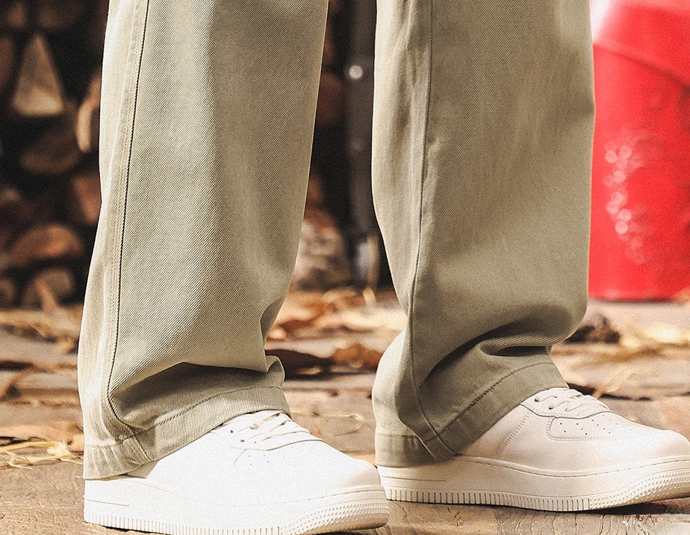 Lyocell Tencel Relaxed Fit Denim Pants