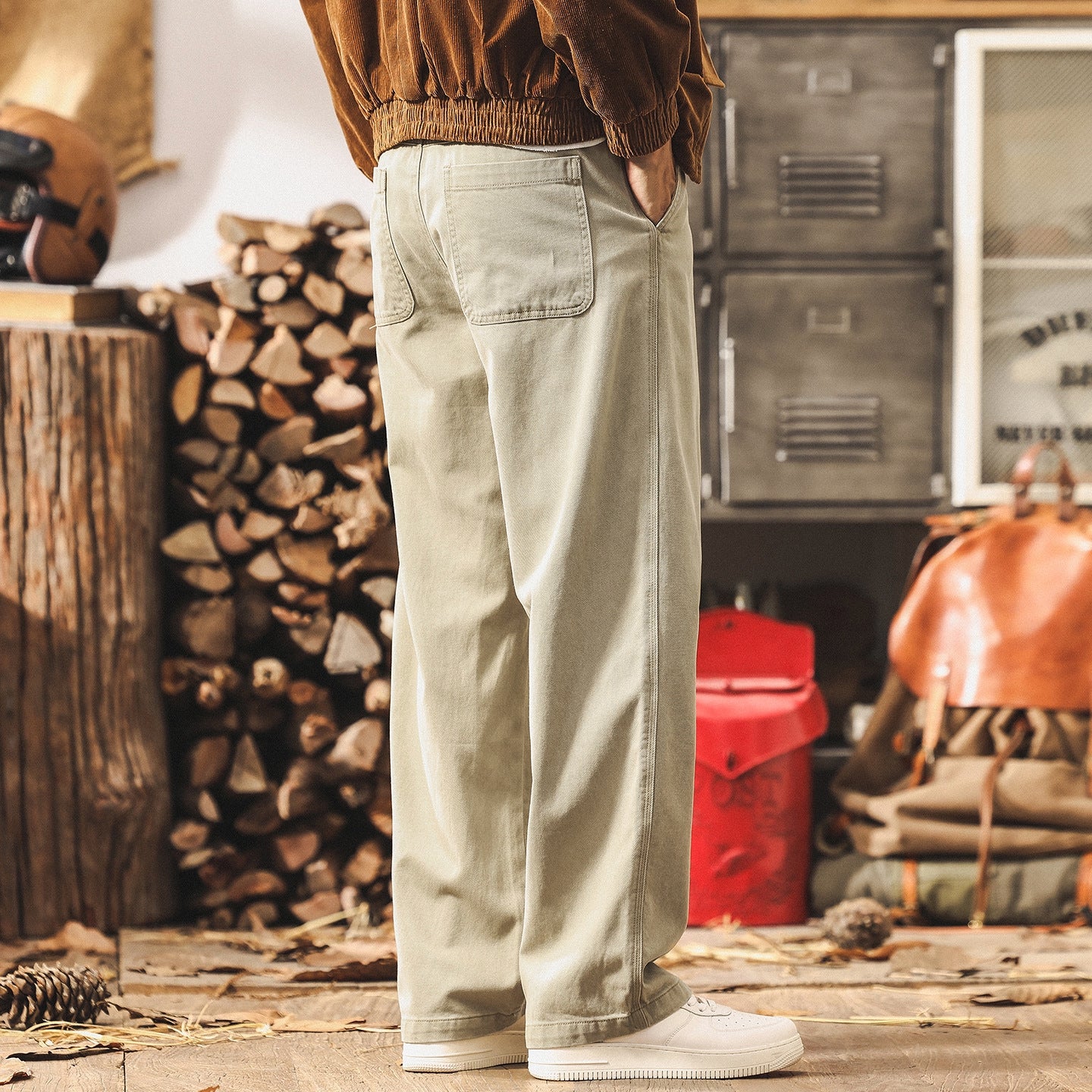 Lyocell Tencel Relaxed Fit Denim Pants