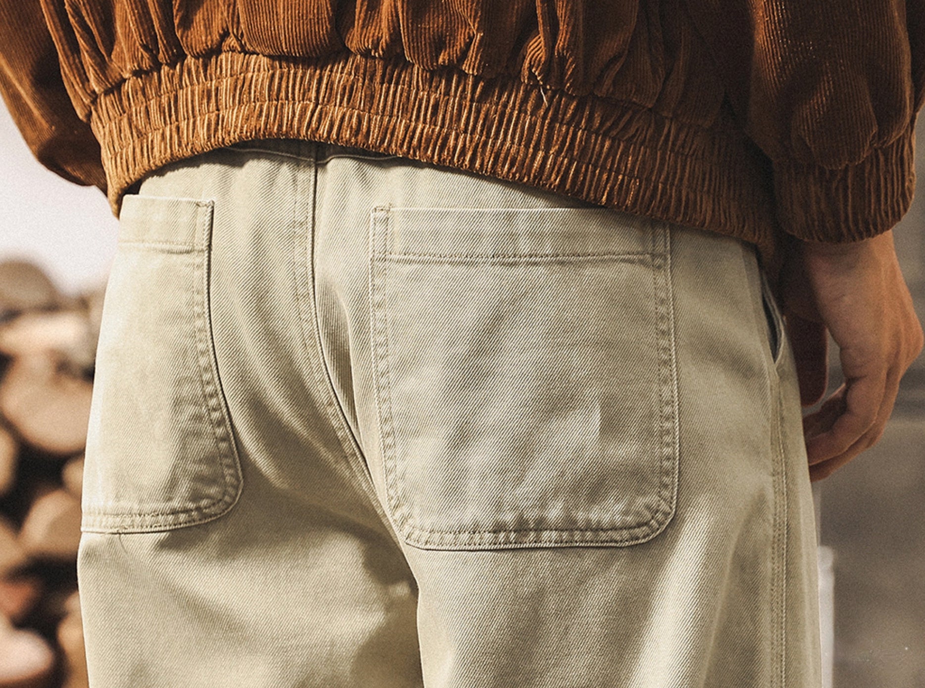 Lyocell Tencel Relaxed Fit Denim Pants