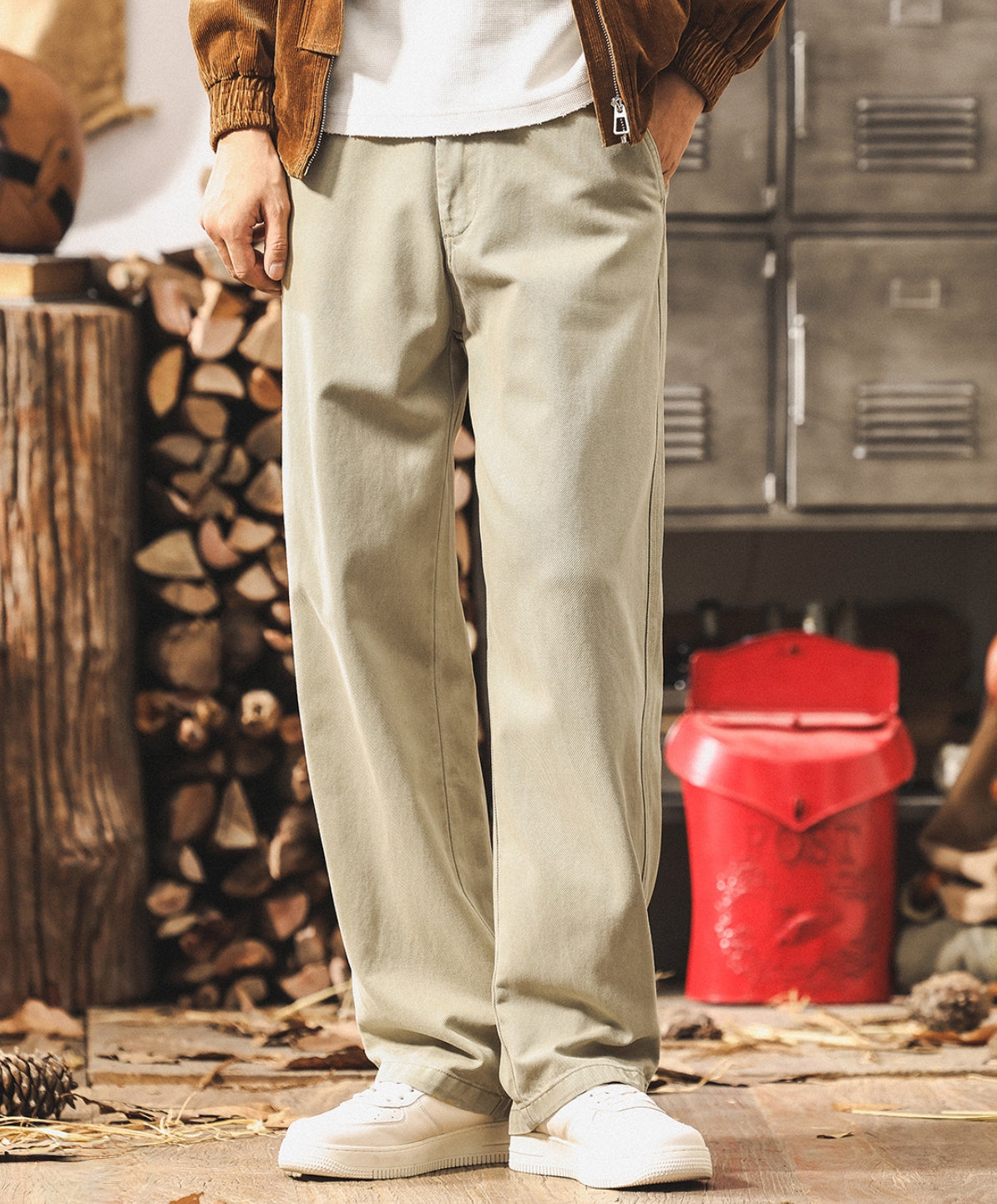 Lyocell Tencel Relaxed Fit Denim Pants