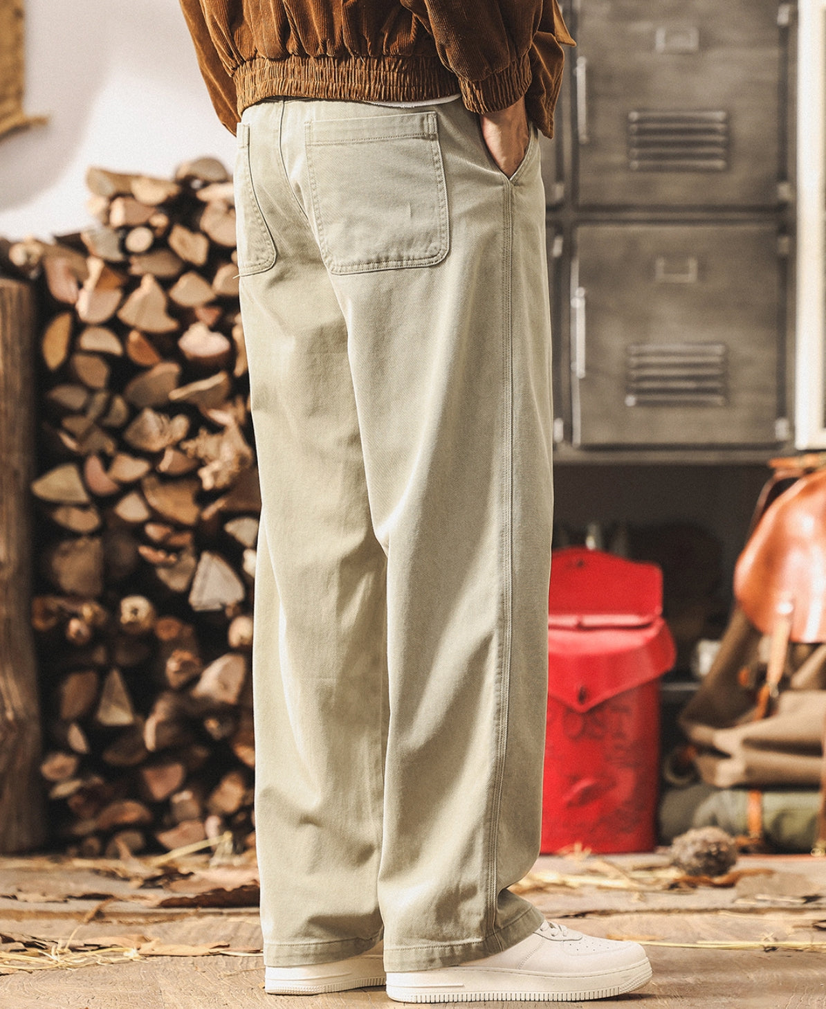 Lyocell Tencel Relaxed Fit Denim Pants