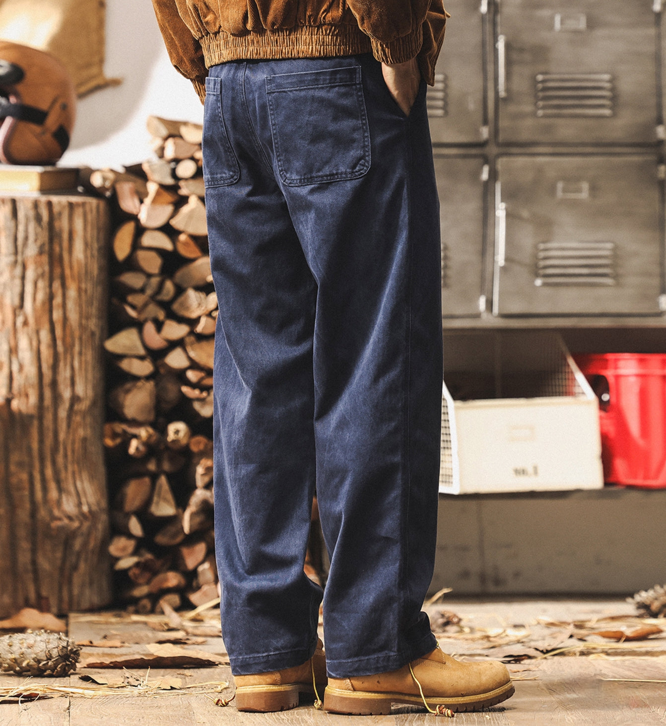 Lyocell Tencel Relaxed Fit Denim Pants