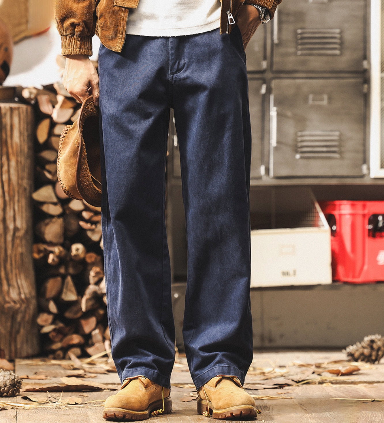 Lyocell Tencel Relaxed Fit Denim Pants