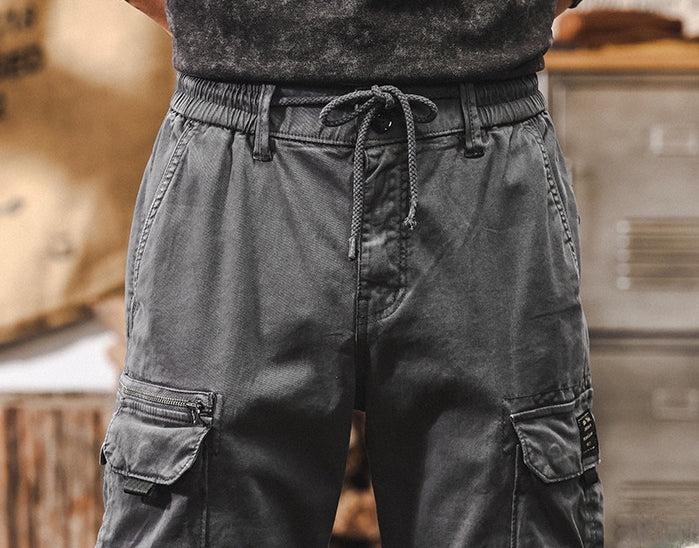Detachable Cargo Combed Cotton Pants
