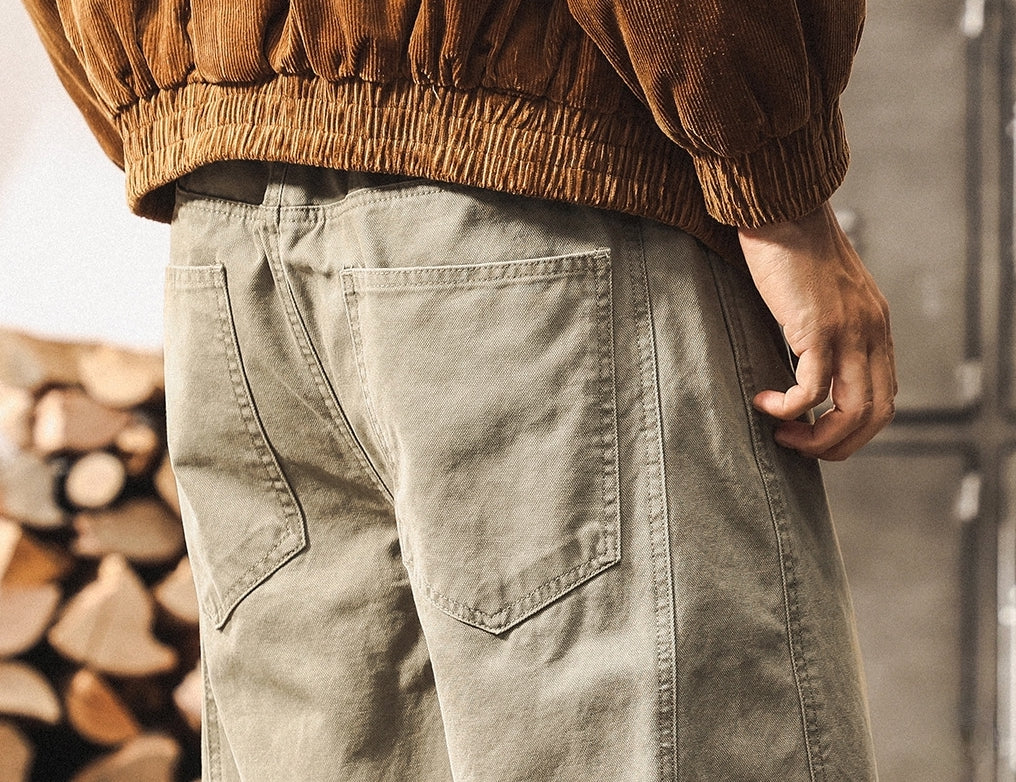 Double-Knee Panelled Relaxed Fit Denim