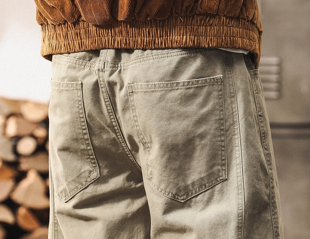 Double-Knee Panelled Relaxed Fit Denim