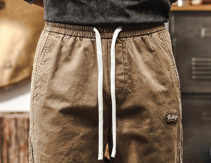 Snap-Side Cuffed Joggers