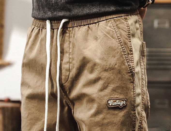 Snap-Side Cuffed Joggers