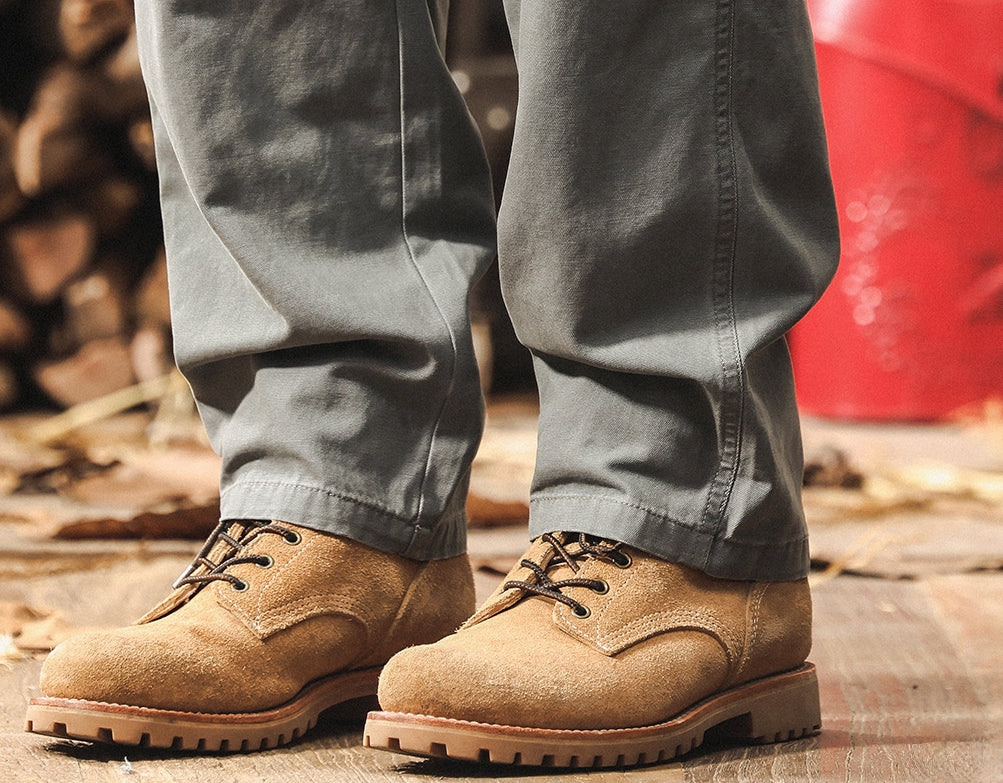 Straight Fit Twill Trousers