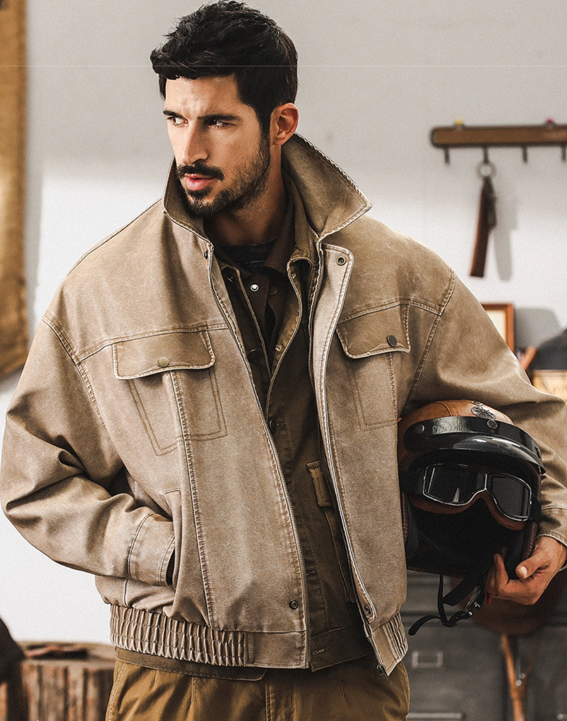 Bikers Leather Jacket – T.H.E.N.D : Rugged Luxury