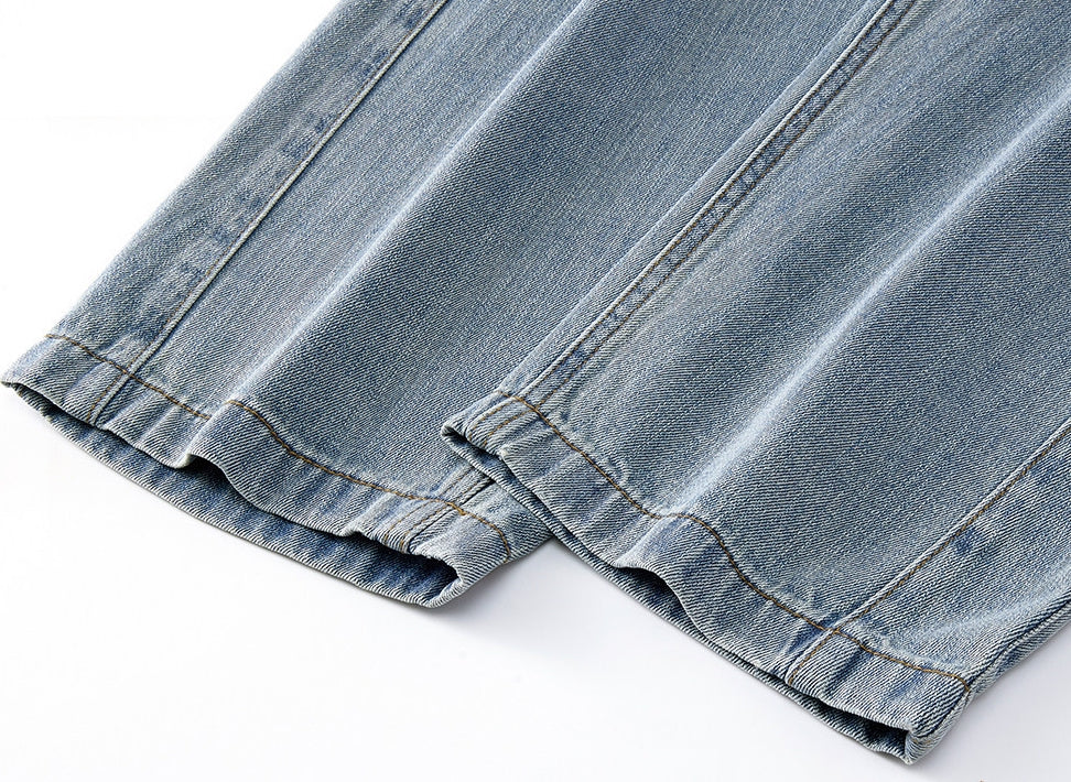 Vintage Wash Jeans in Ash Blue