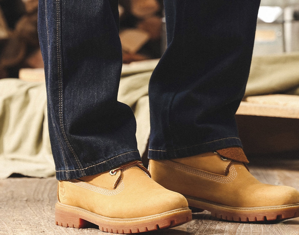 Washed Denim Pant - BLUE