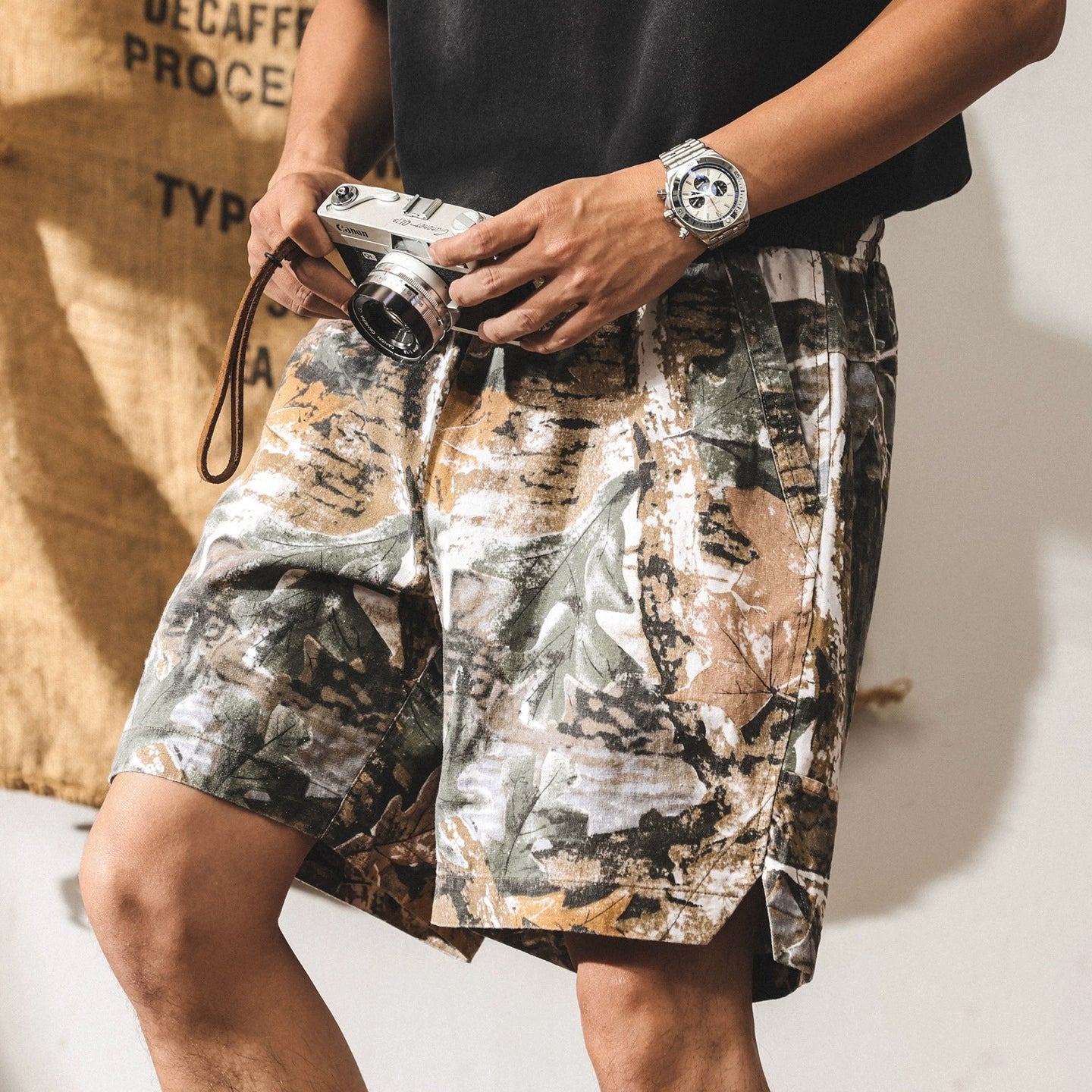 Camo Cargo Shorts
