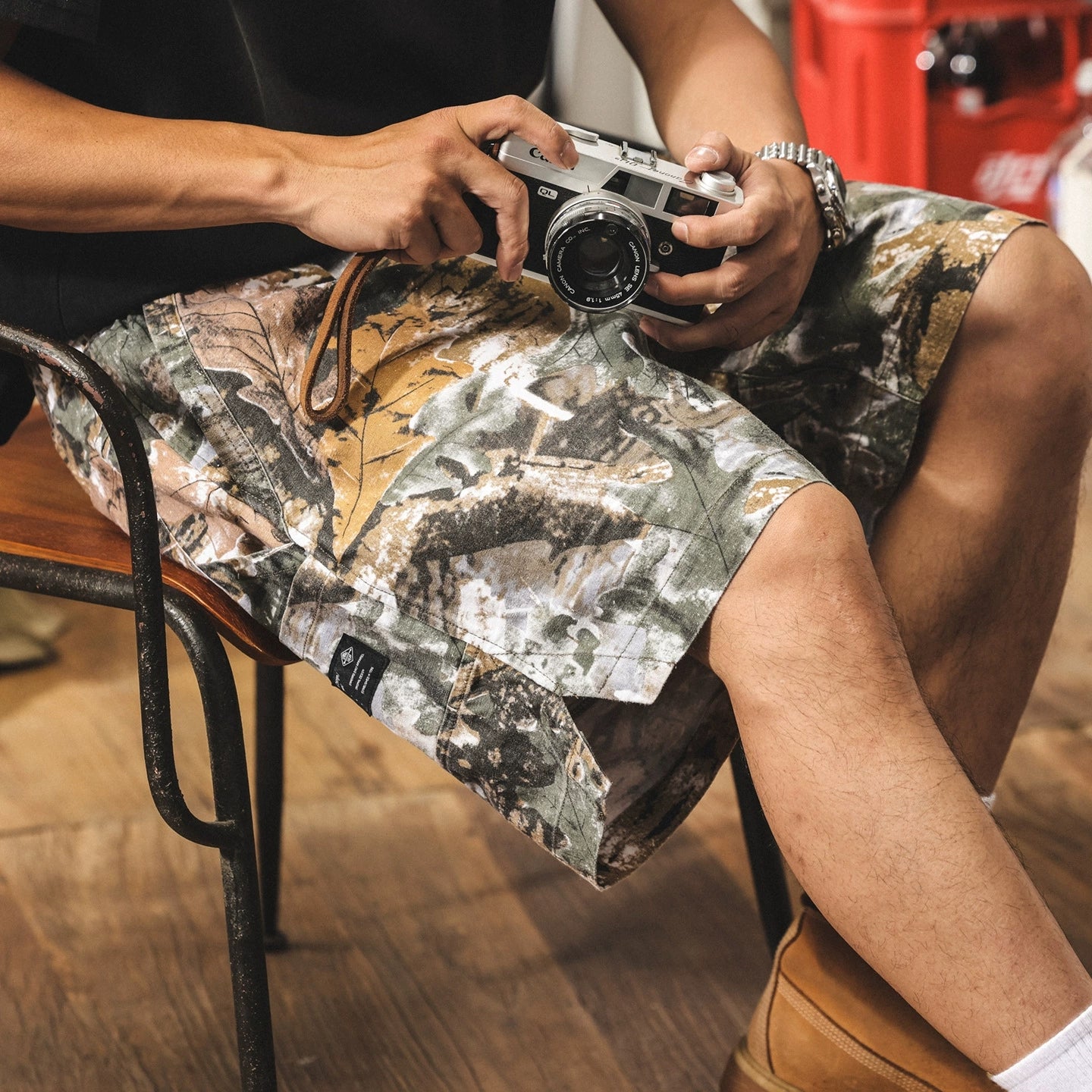 Camo Cargo Shorts