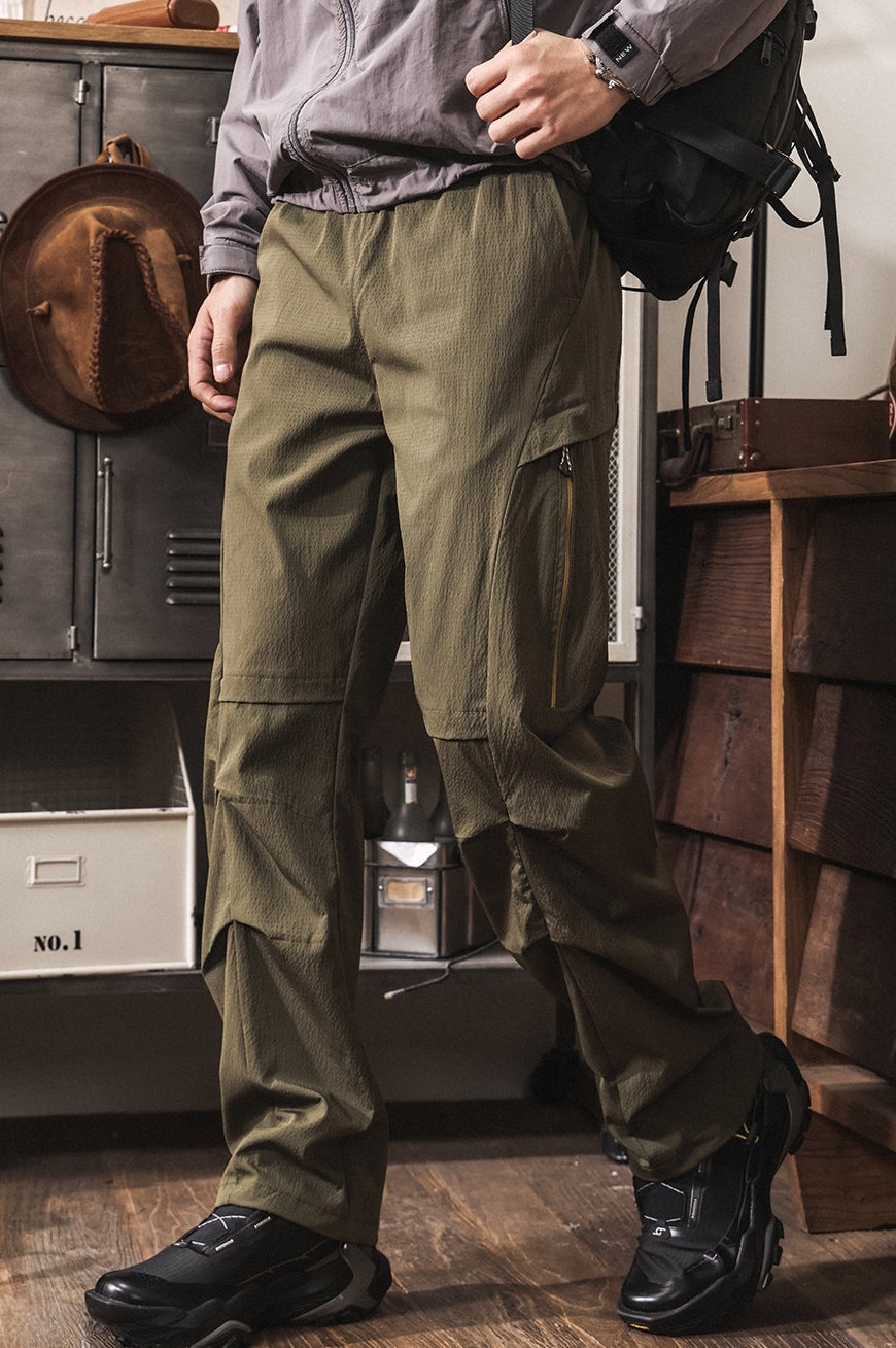 Quick Drying Paratrooper Pants in Military Green