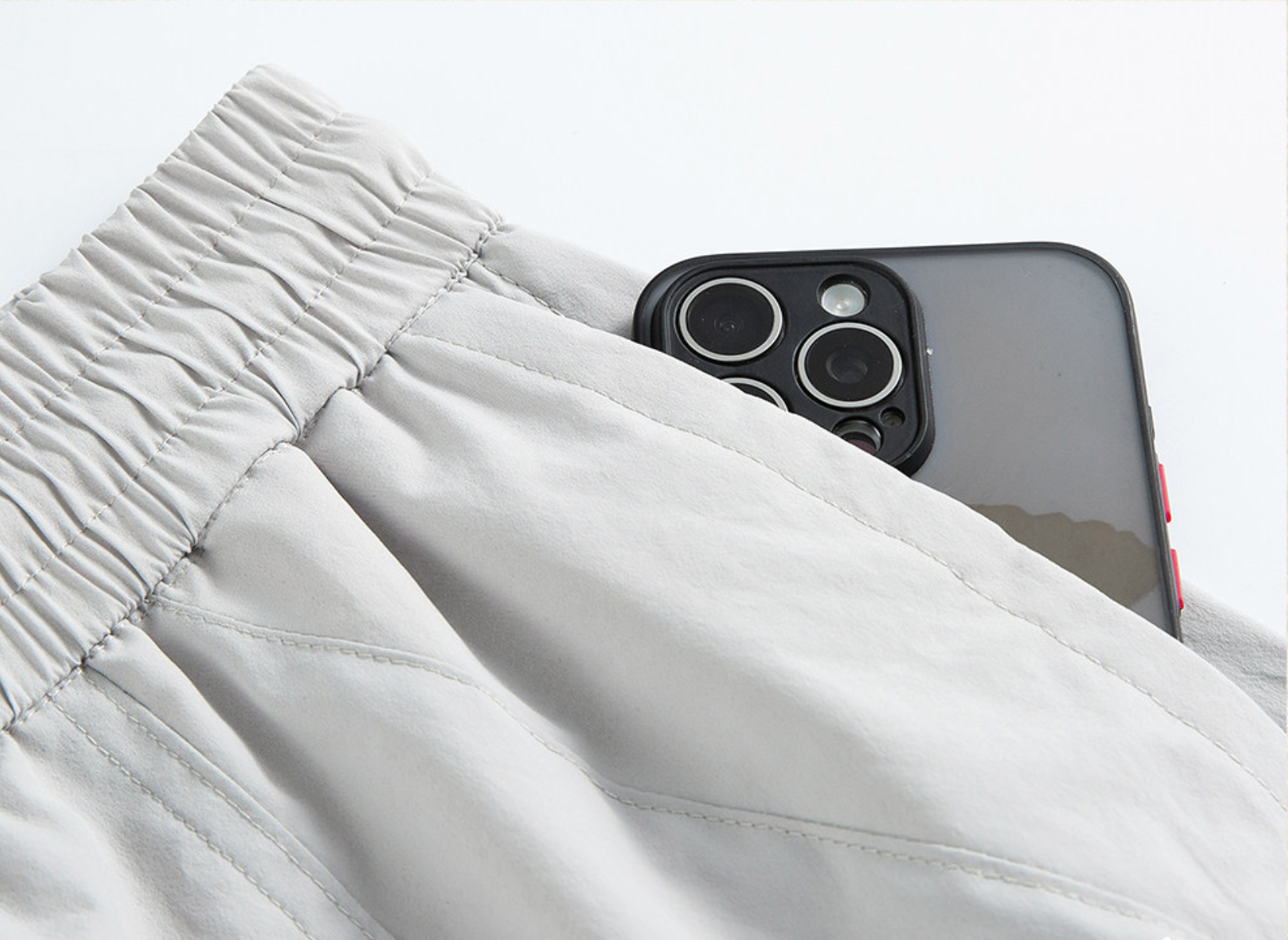Field Panelled Lightweight Cargo Trousers - LIGHTGRAY