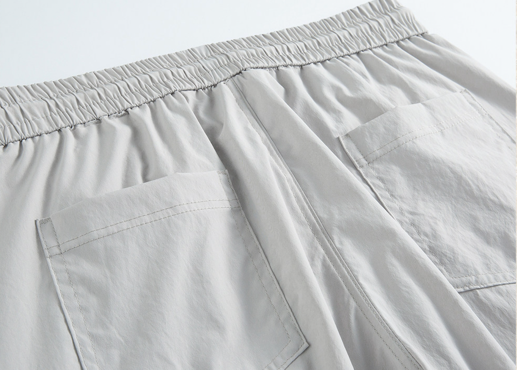 Field Panelled Lightweight Cargo Trousers - LIGHTGRAY