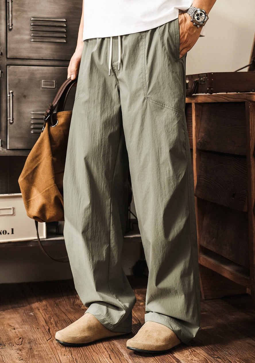 Field Panelled Lightweight Cargo Trousers - ARMYGREEN
