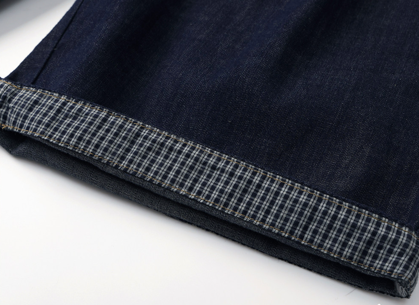 Heritage Pleated Chambray Shorts - DARKBLUE