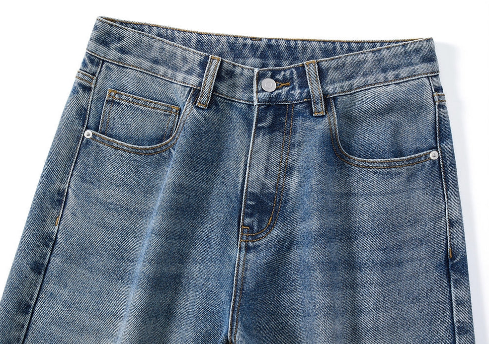 Summer Lightweight Lyocell Wide-Leg Jeans