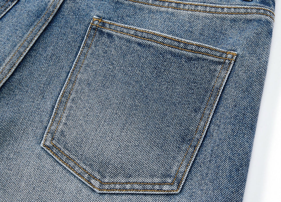 Summer Lightweight Lyocell Wide-Leg Jeans