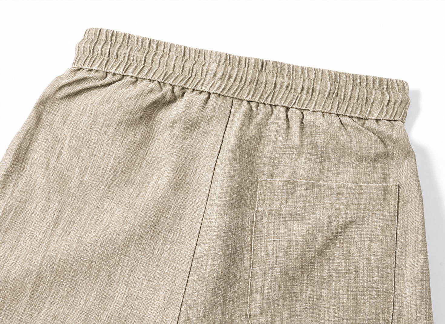 79.8% Lyocell Old Money Linen Pants in Hemp