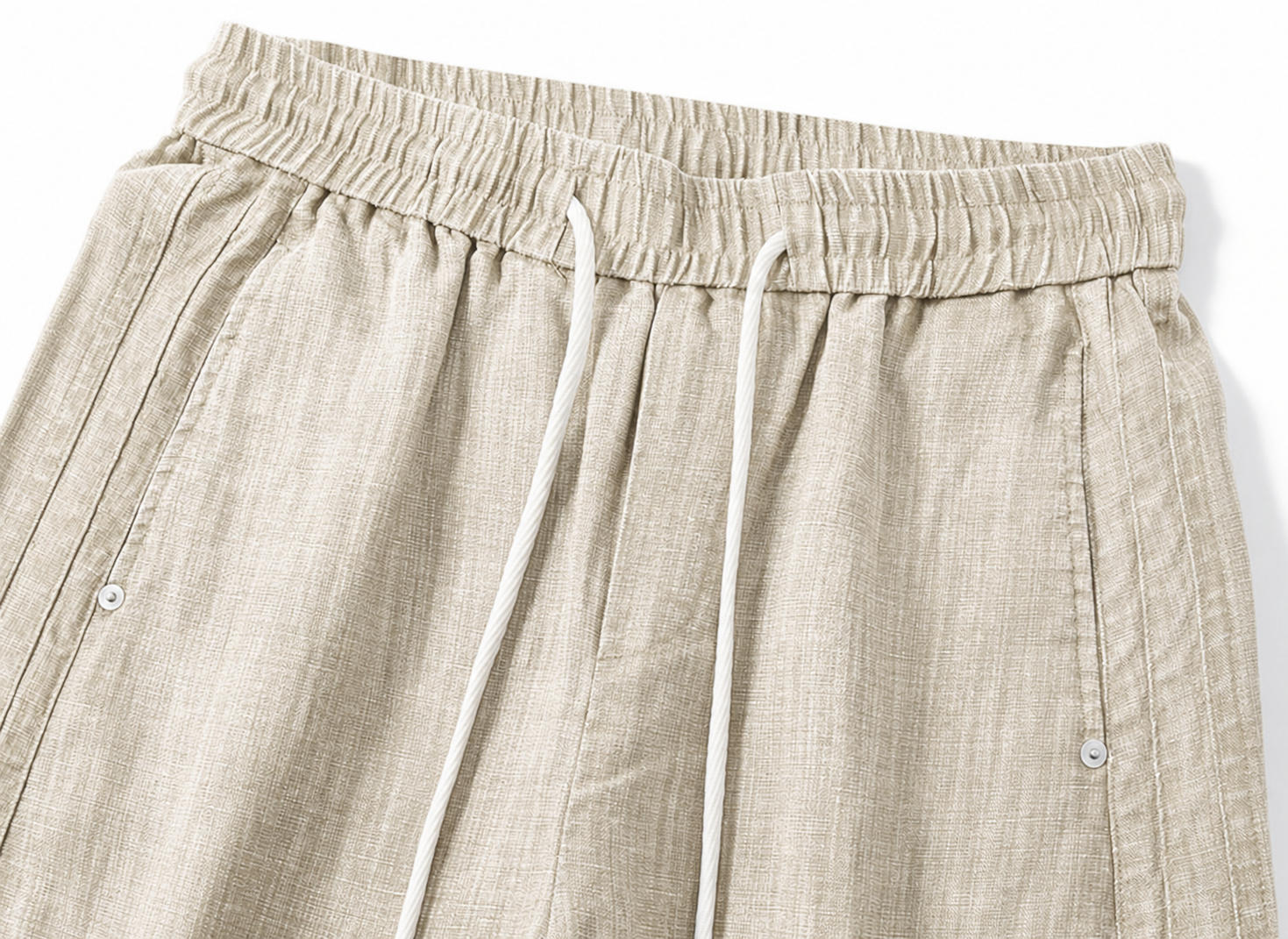 79.8% Lyocell Old Money Linen Pants in Hemp