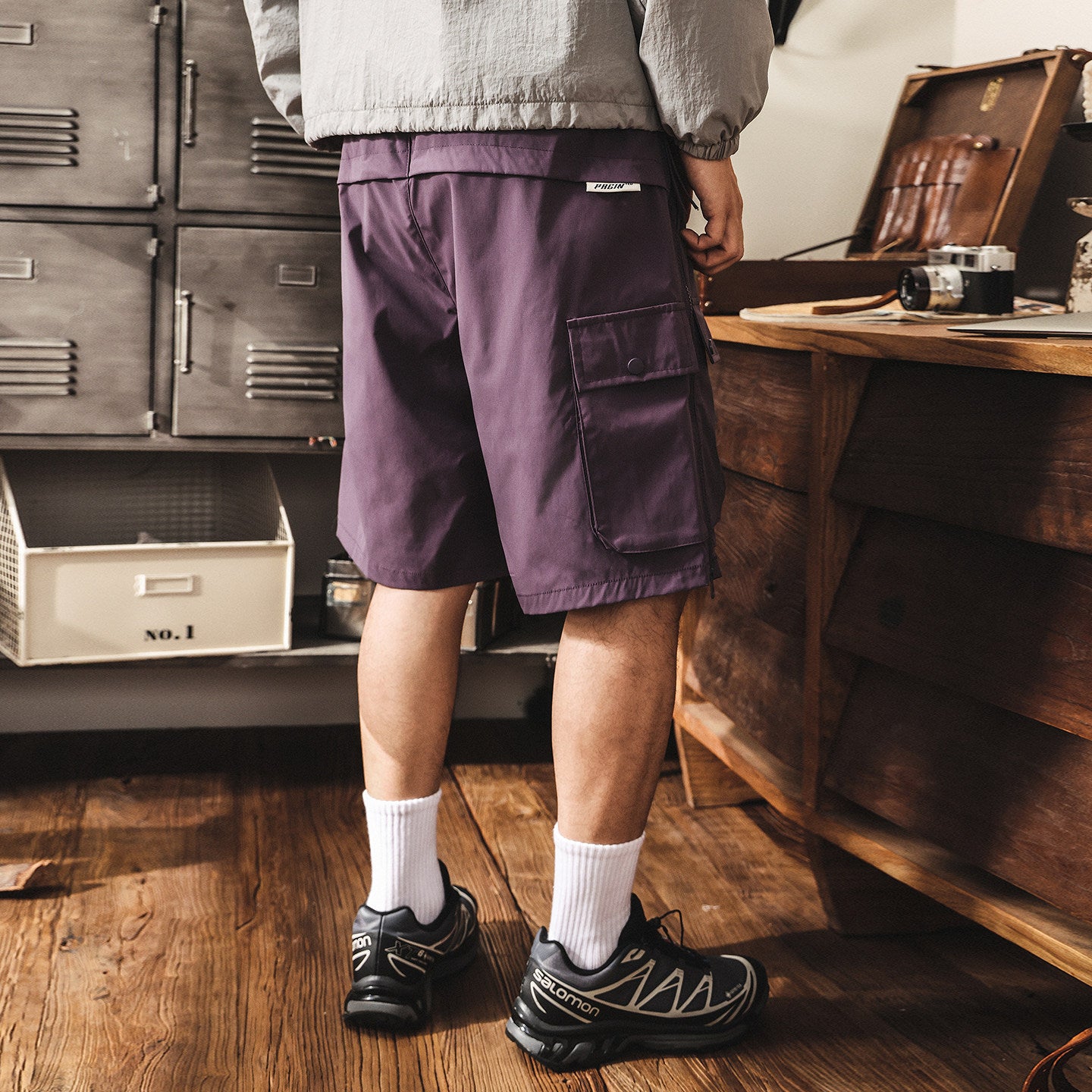 Quick-Dry Active Sports Shorts - PURPLE
