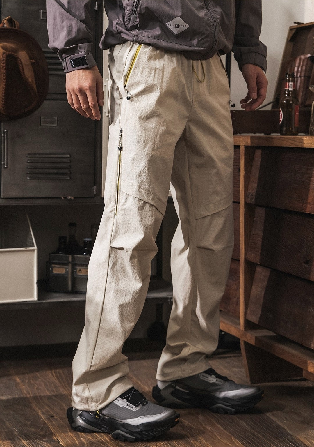 Wear Resistant Wrinkle Free Quick Drying Paratroopers Cargo Pants - APRICOT