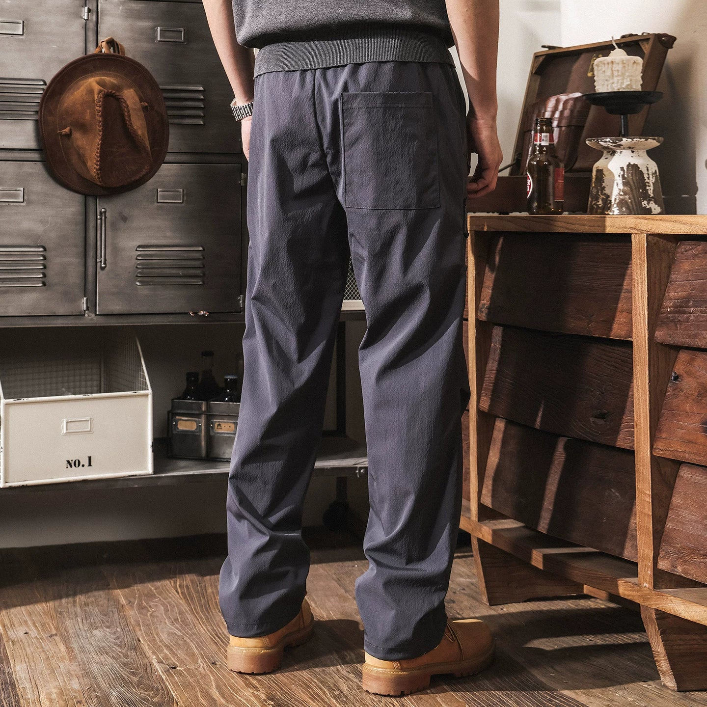 Wear Resistant Wrinkle Free Quick Drying Paratroopers Cargo Pants - GREY