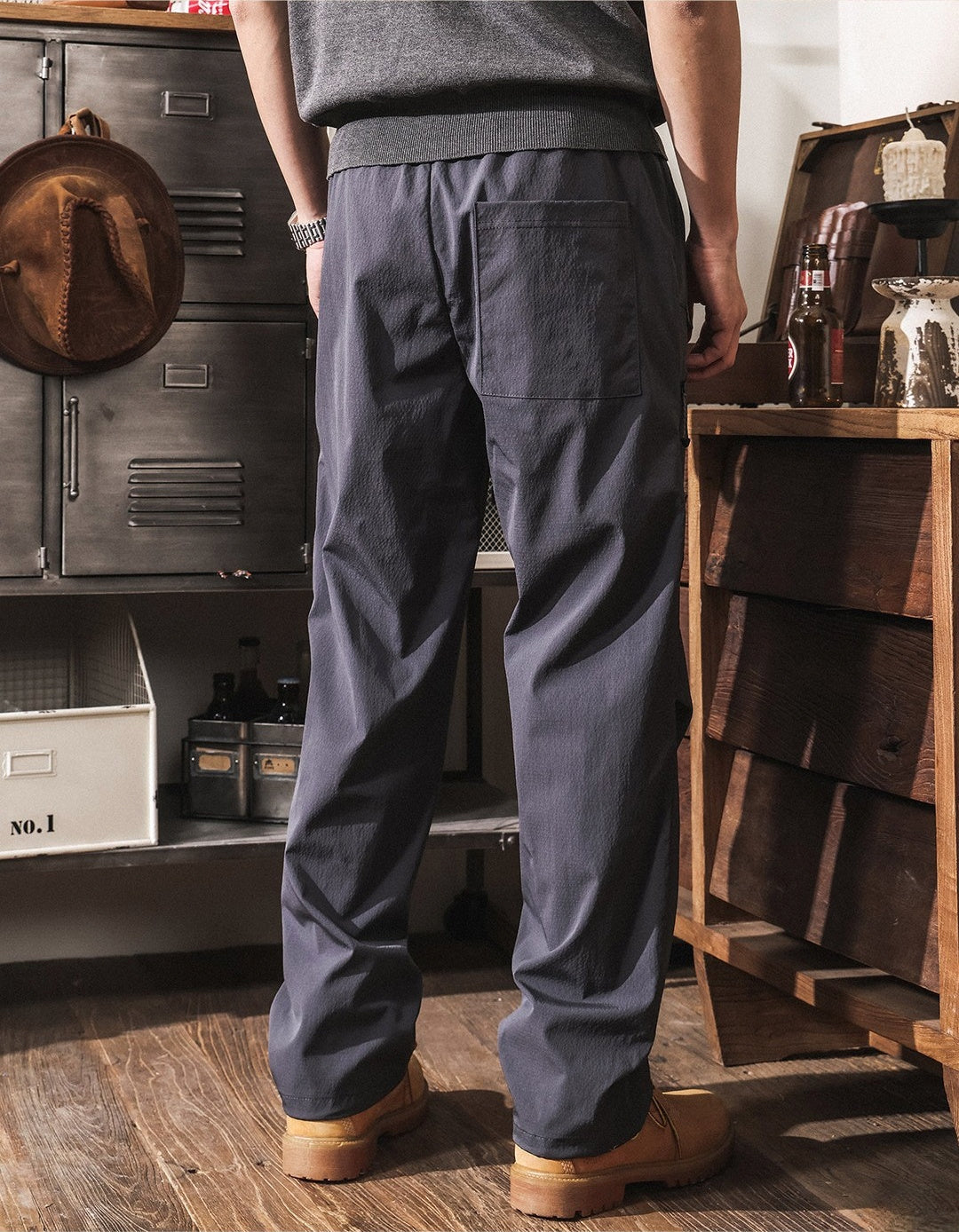 Wear Resistant Wrinkle Free Quick Drying Paratroopers Cargo Pants - GREY