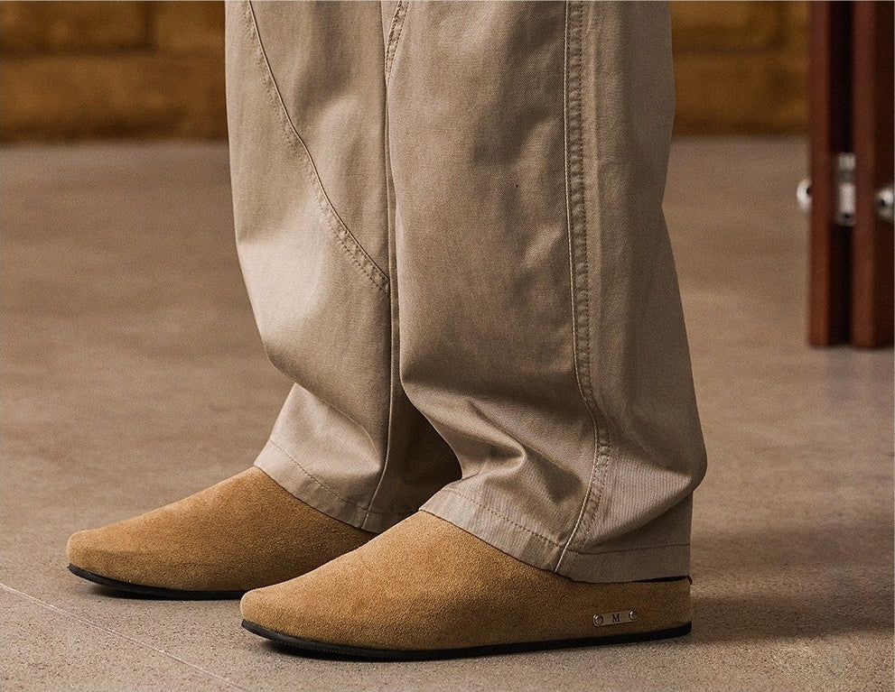 The Horizon Curved-Blade Fluid Korean Fit Trouser - KHAKI