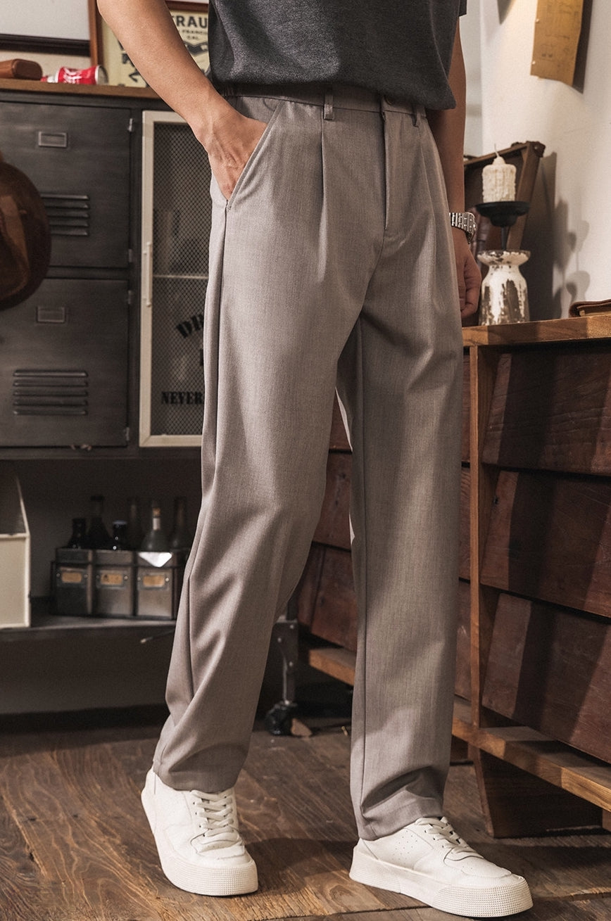 Business Casual Trousers - TAUPEGRAY