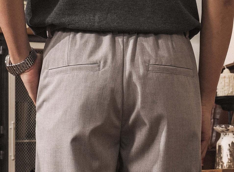 Business Casual Trousers - TAUPEGRAY
