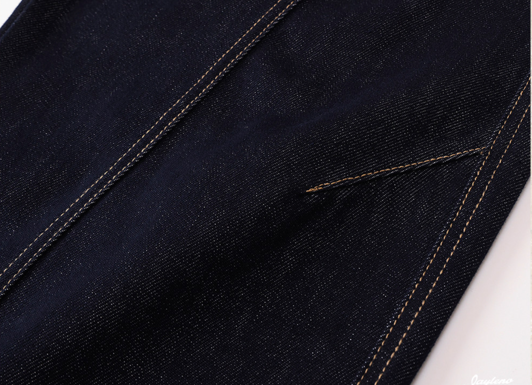 Oversized Baggy Korean Fit Washed Cotton Denim Pants - INDIGO