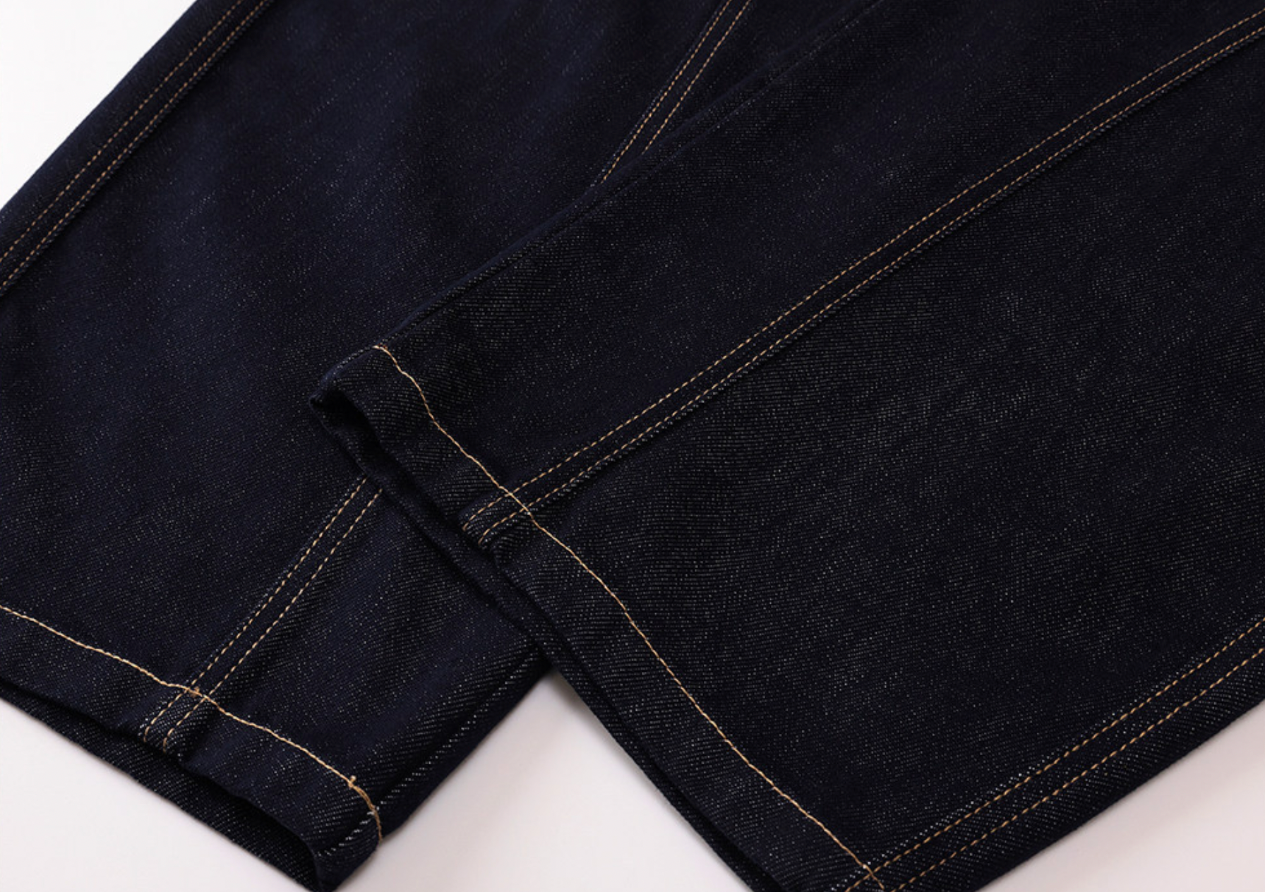 Oversized Baggy Korean Fit Washed Cotton Denim Pants - INDIGO